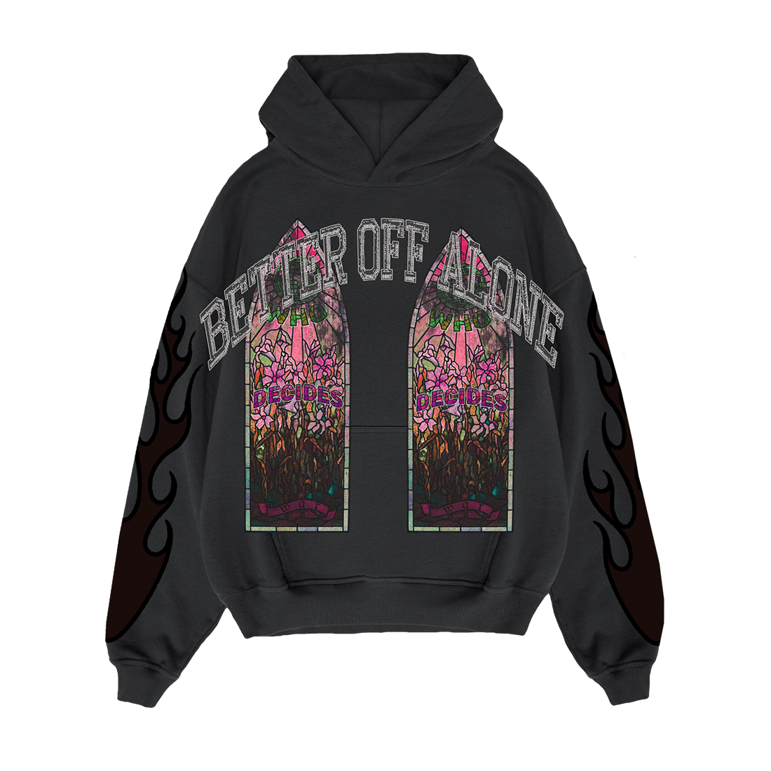Who Decides War Better Off Alone Hoodie