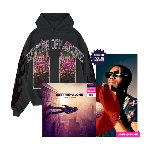 Better Off Alone Signed Vinyl + Who Decides War Hoodie